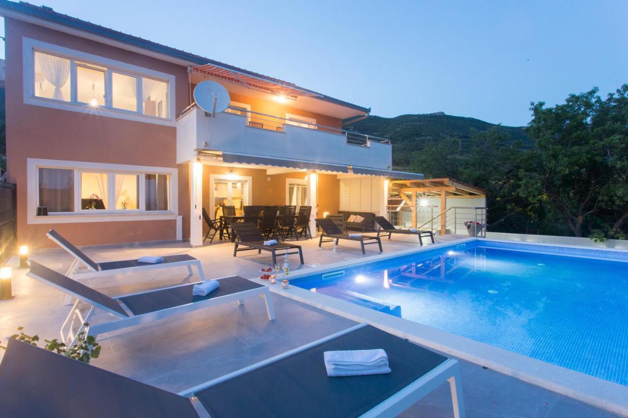 Villa Ivano With Sea&Mountain View Каштел-Стари Экстерьер фото